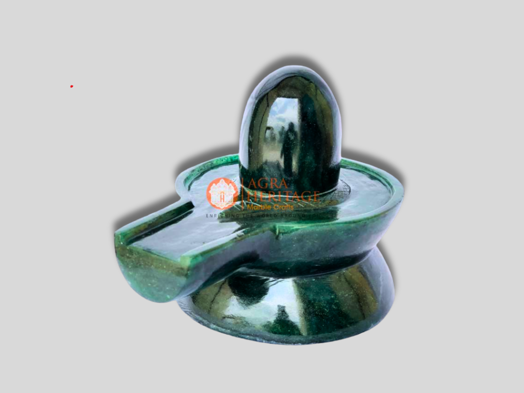 Margaj Jade Shiva Lingam at Home Religious Gift